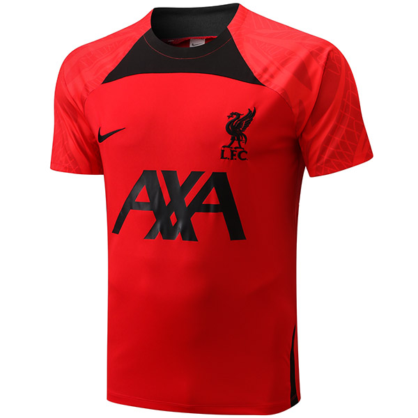Liverpool maglia da allenamento divisa da calcio abbigliamento sportivo da uomo maglia sportiva rossa 2022-2023